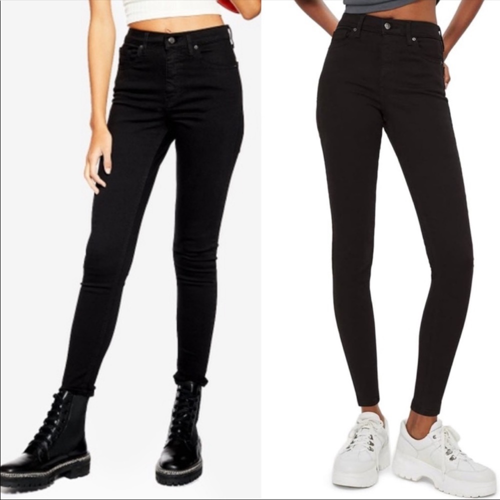 NWT Topshop Moto Jamie High Waist Skinny Jeans